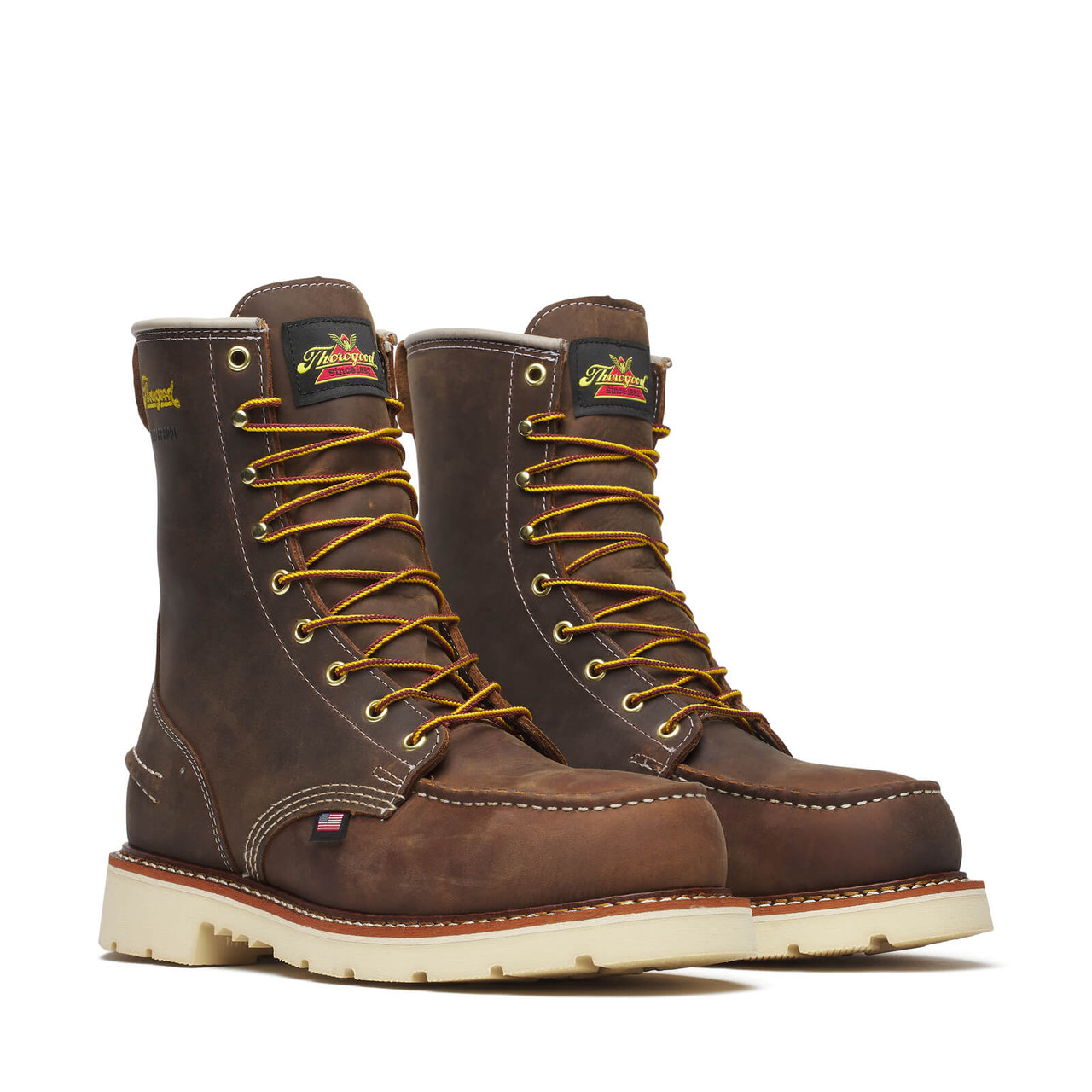 THOROGOOD 1957 SERIES WP 8″ CRAZY HORSE STEEL MOC TOE 90 BOOTS 804-3868