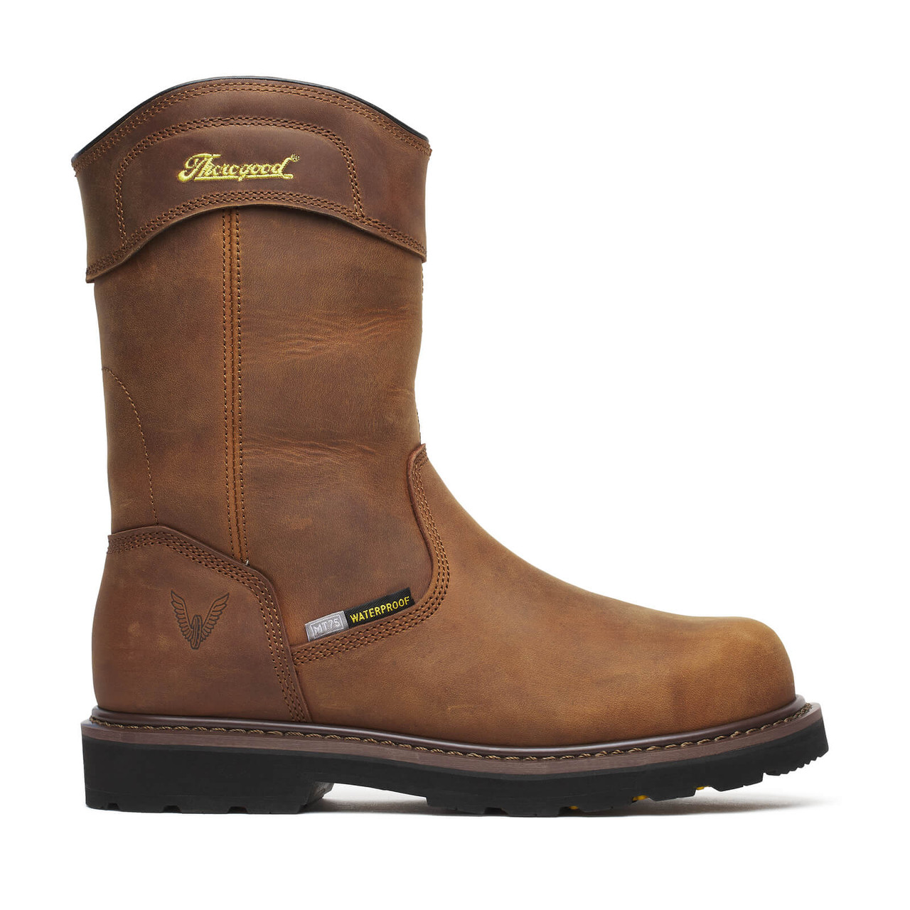 THOROGOOD JOBSITE SERIES WP 11″ CRAZY HORSE COMP ROUND TOE I-MET BOOTS 804-4350
