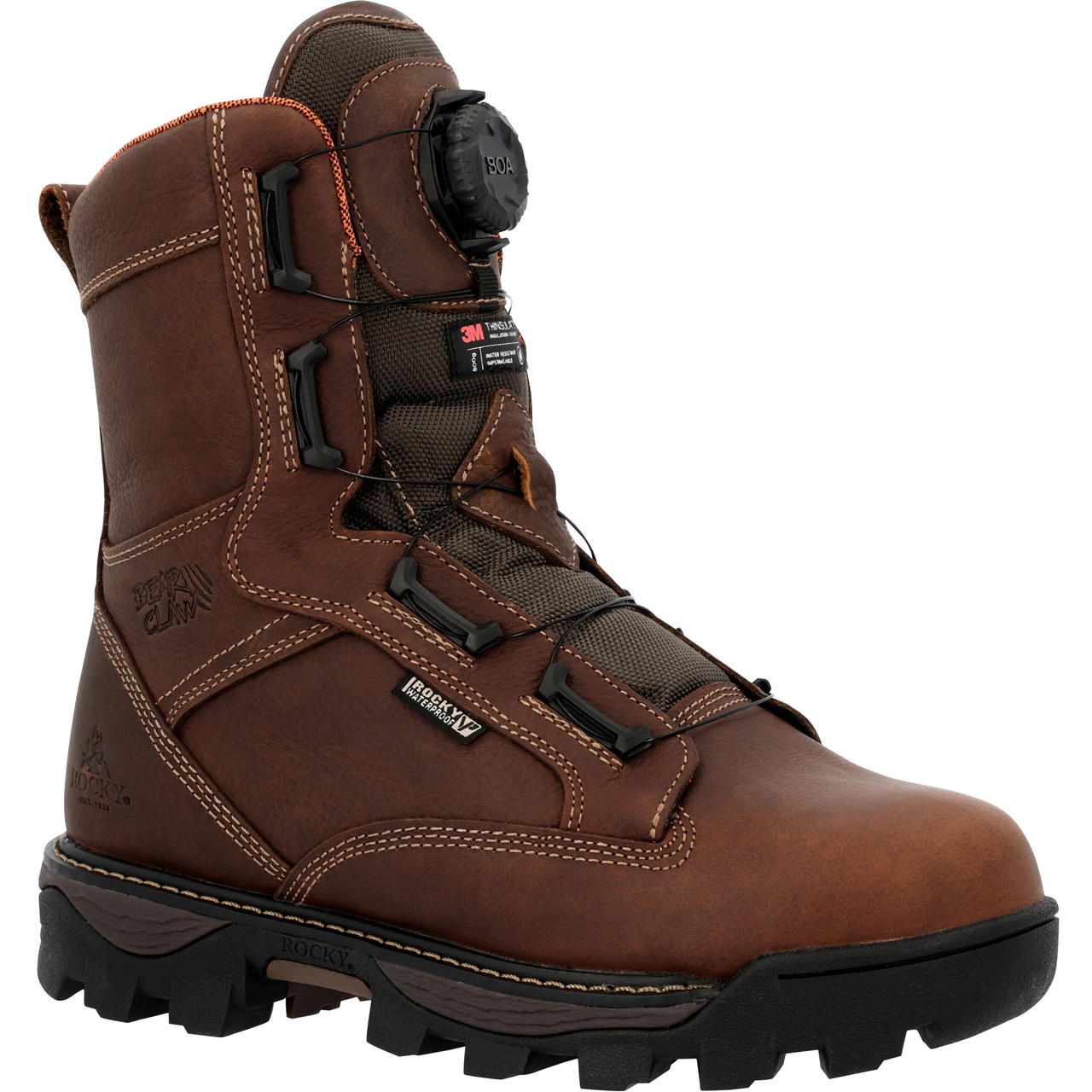 ROCKY BEARCLAW 800G INSULATED HUNTING OUTDOOR BOOTS RKS0697