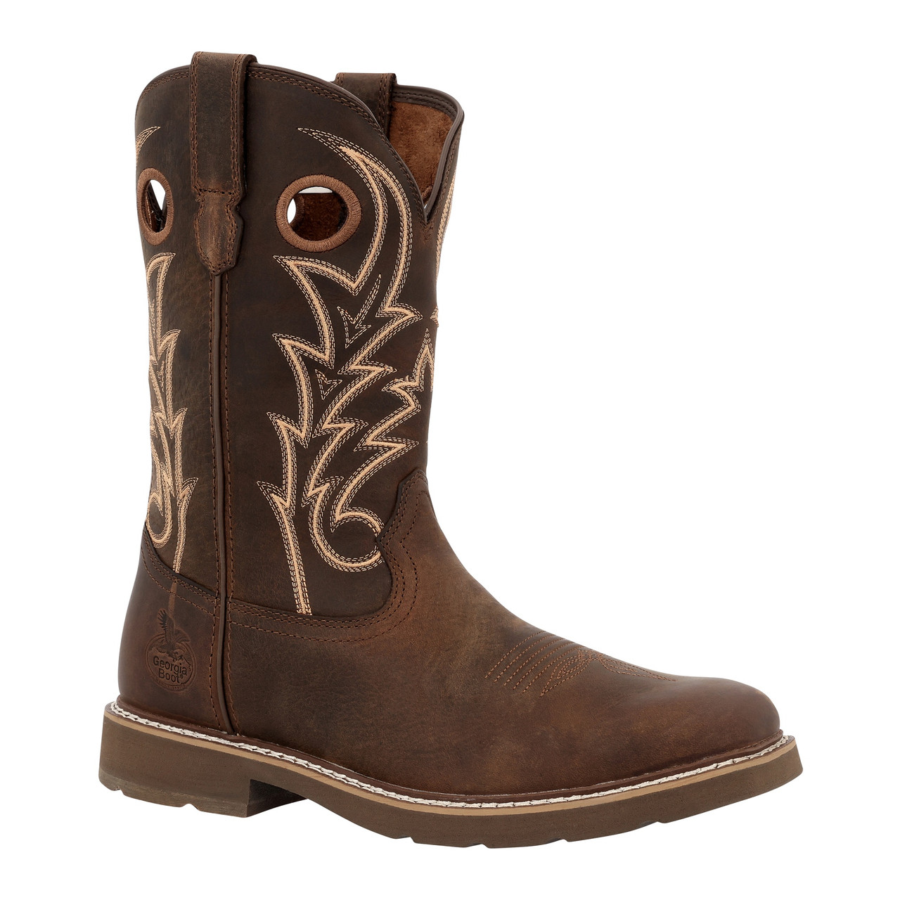 GEORGIA BOOT CORE 37 11" WESTERN PULL-ON WORK BOOTS GB00726 GEORGIA BOOT CORE 37 11" WESTERN PULL-ON WORK BOOTS GB00726