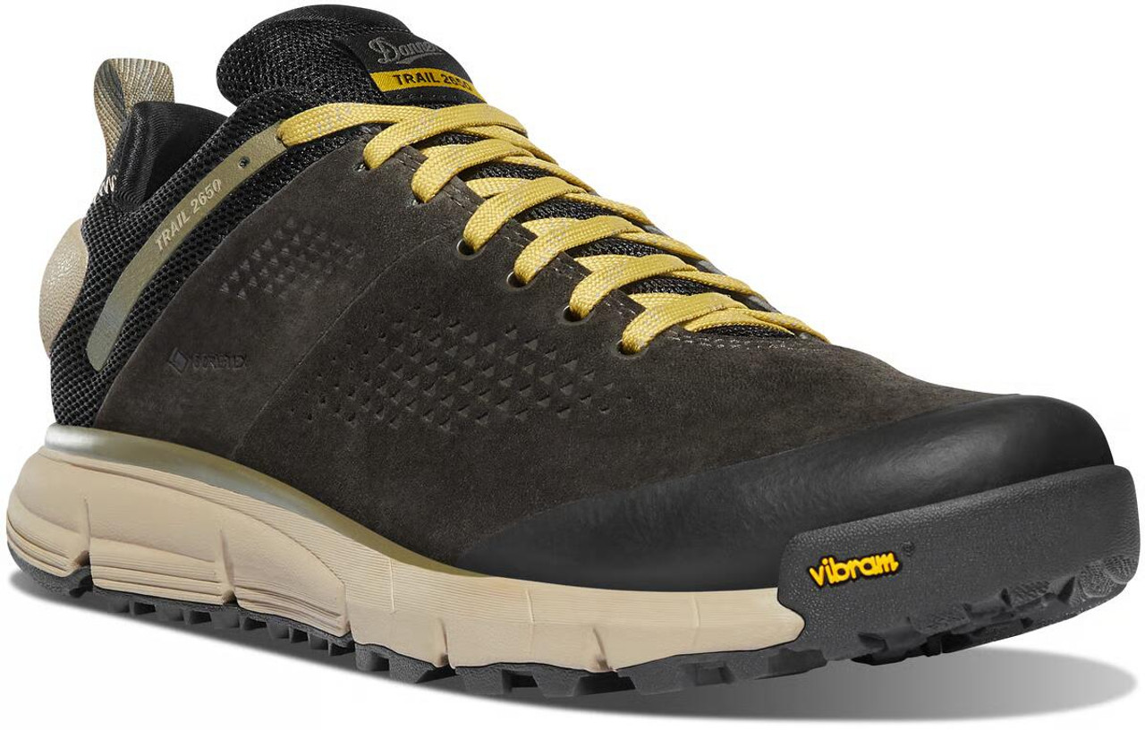 DANNER® TRAIL 2650 GTX MEN'S BLACK OLIVE/FLAX YELLOW OUTDOOR BOOTS 61313
