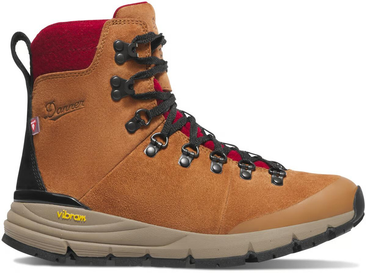 DANNER® ARCTIC 600 WOMEN'S BROWN/RED FELT 200G HIKE BOOTS 67350