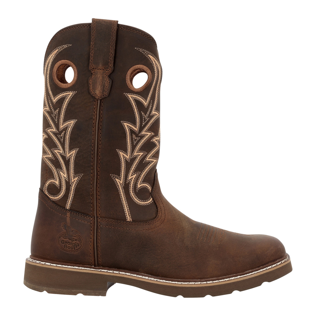 GEORGIA BOOT CORE 37 11" STEEL TOE WESTERN PULL-ON WORK BOOTS GB00727 GEORGIA BOOT CORE 37 11" STEEL TOE WESTERN PULL-ON WORK BOOTS GB00727