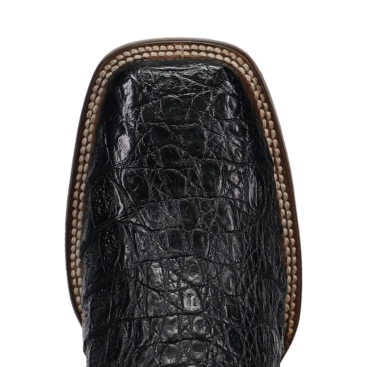 DAN POST MARSH CAIMAN BLACK/YELLOW MEN'S COWBOY BOOTS DP5240