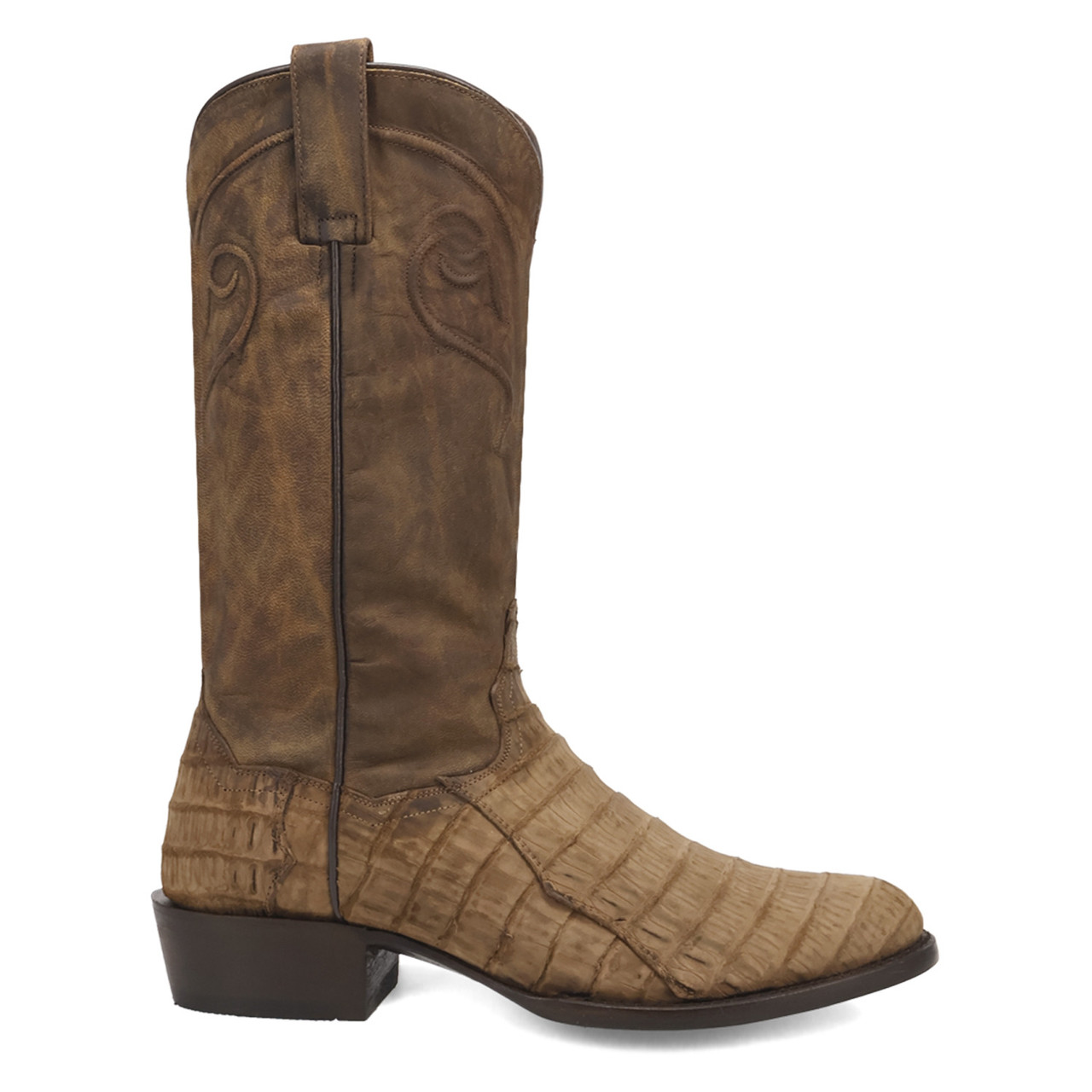 DAN POST MAKARA CAIMAN BROWN MEN'S COWBOY BOOTS DP7036