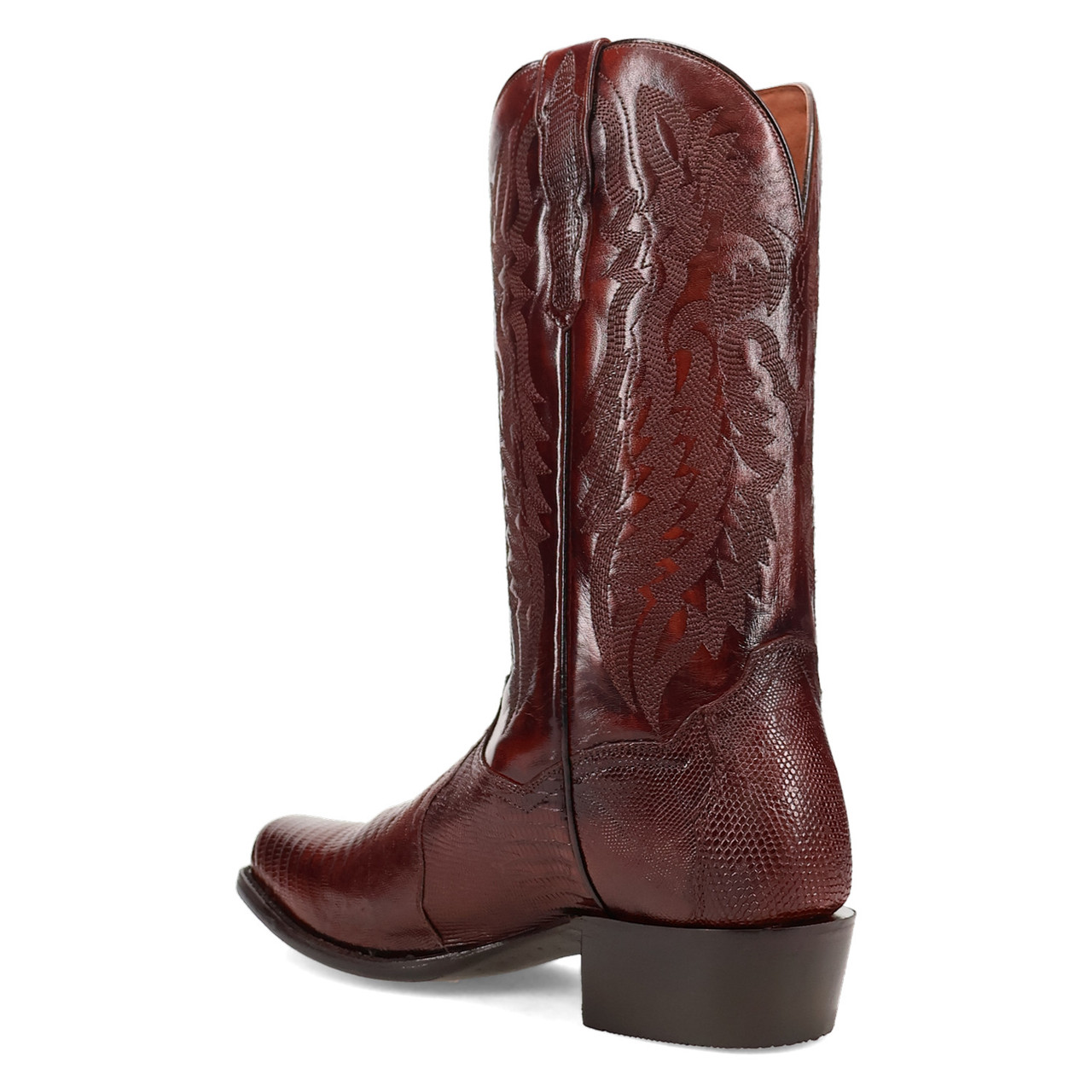 DAN POST RINGOLD LIZARD ANTIQUE TAN MEN'S COWBOY BOOTS DP7039