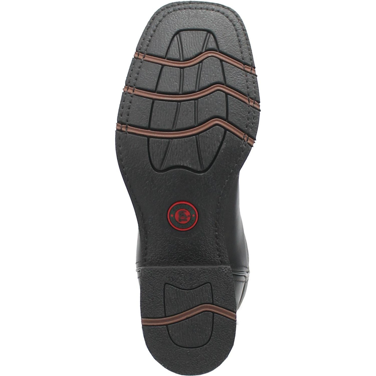 LAREDO KANE LEATHER BLACK MEN'S WESTERN COWBOY BOOTS 7710