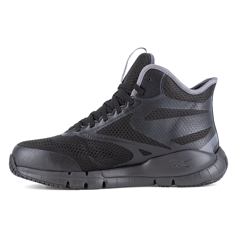 REEBOK FLEX TRAINER WORK MEN'S ATHLETIC MIDCUT BLACK/GRAY BOOTS RB5125