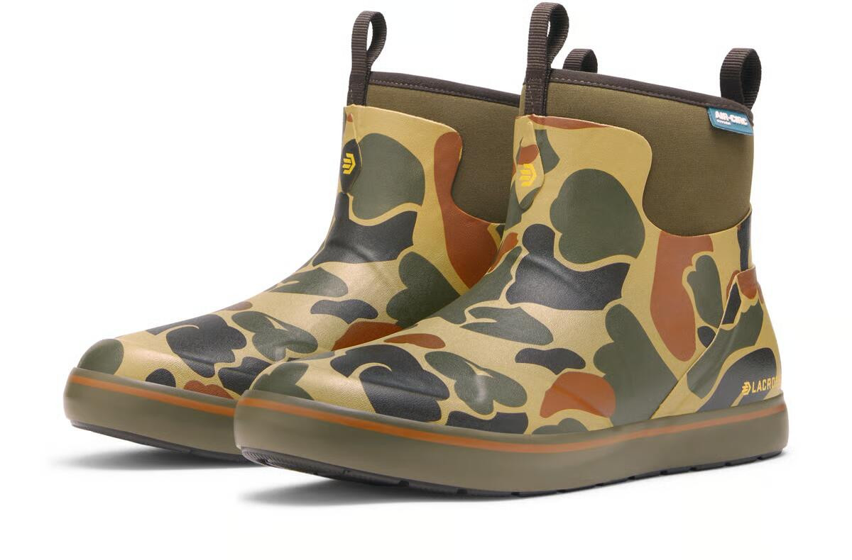 LACROSSE ALPHA DECK BOOT MEN'S HARDWOODS DUCK CAMO OUTDOOR BOOTS 632440