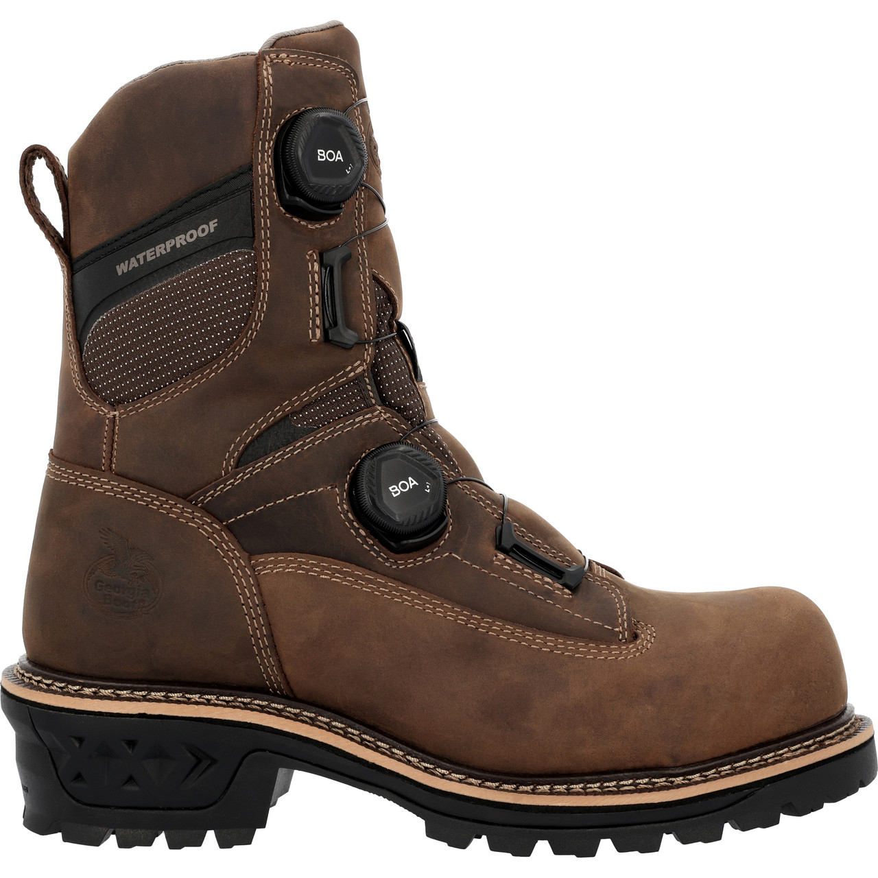 GEORGIA BOOT LTX LOGGER WATERPROOF COMPOSITE TOE BOA LOGGER BOOTS GB00732 