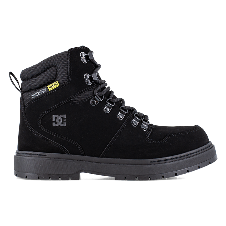 DC PEARY TR WORK MEN'S BLACK WATERPROOF INTERNAL MET GUARD BOOTS DC60902
