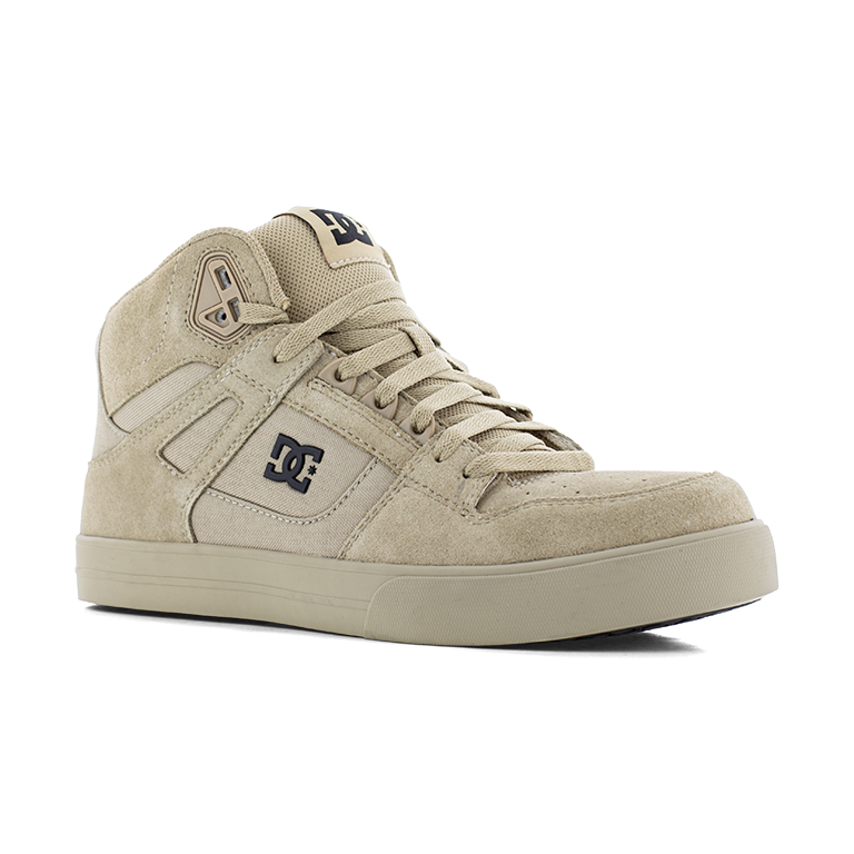 DC PURE WORK MEN'S DESERT TAN HIGH-TOP BOOTS DC60207