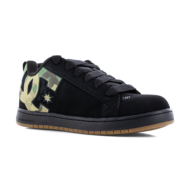 DC COURT GRAFFIK WORK MEN'S BLACK CAMO/GUM SHOE BOOTS DC60105