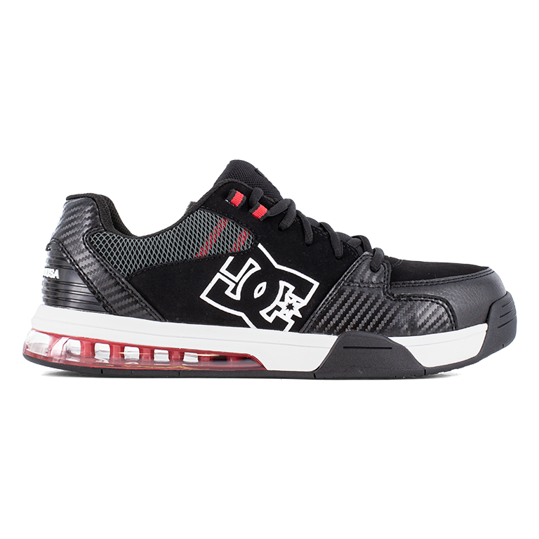 DC VERSATILE WORK MEN'S BLACK/WHITE/RED SHOE BOOTS DC60803