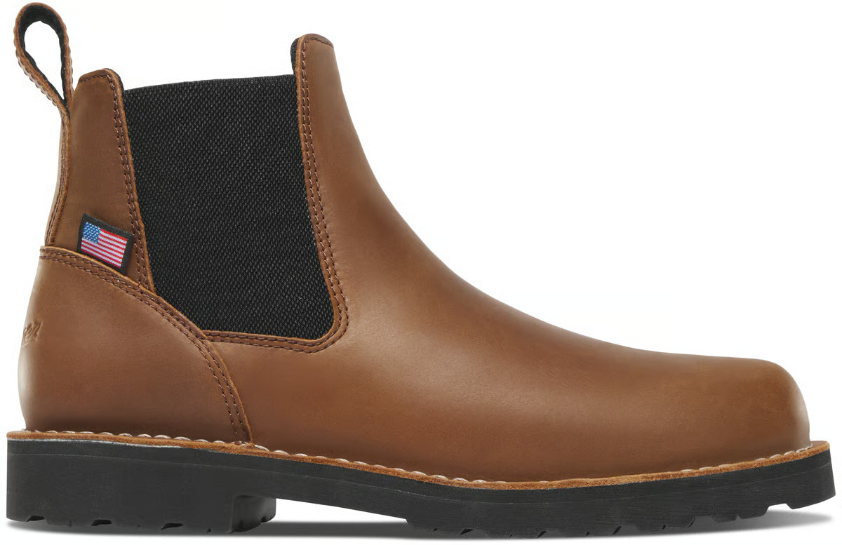 DANNER BULL RUN CHELSEA MEN'S TOBACCO WORK BOOTS 15486