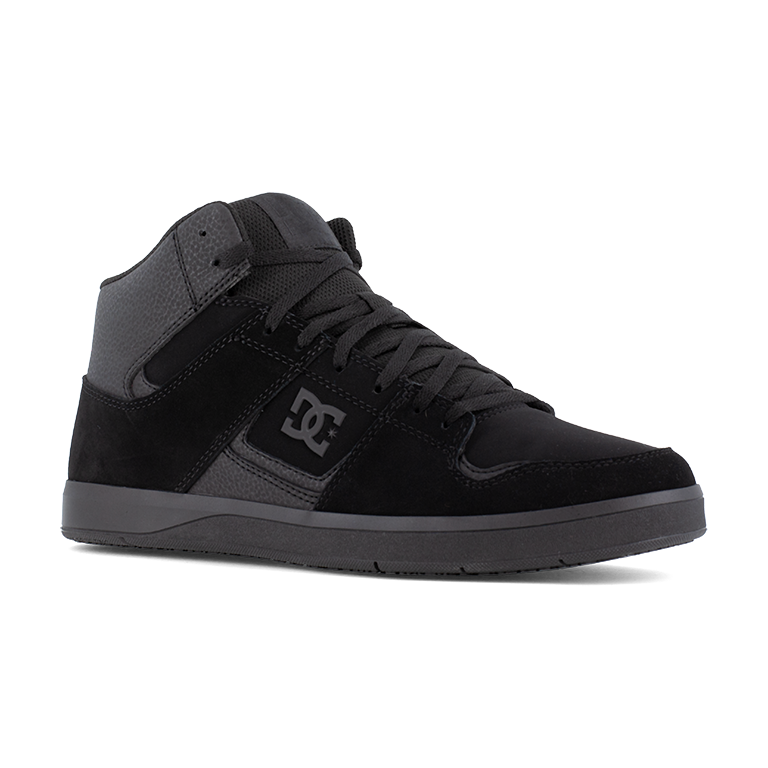 DC CURE WORK MEN'S BLACK SLIP-RESISTANT HIGH-TOP BOOTS DC60302