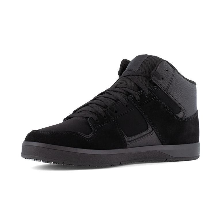 DC CURE WORK MEN'S BLACK SLIP-RESISTANT HIGH-TOP BOOTS DC60302