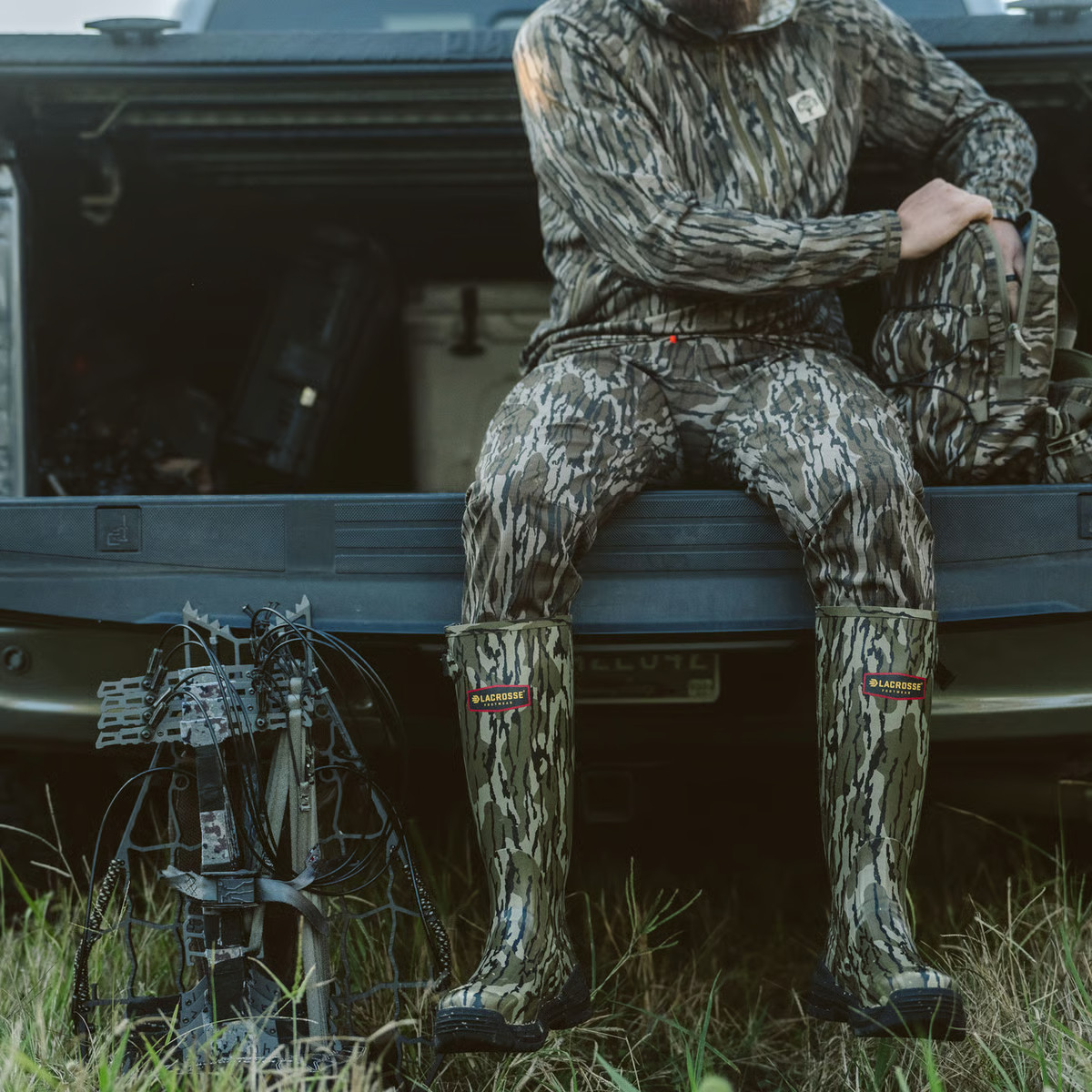 LACROSSE BURLY AERO MEN'S MOSSY OAK® ORIGINAL BOTTOMLAND HUNT BOOTS 344312