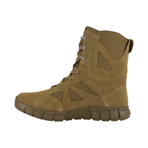 REEBOK SUBLITE CUSHION TACTICAL WOMEN'S 8" COYOTE BOOTS RB808