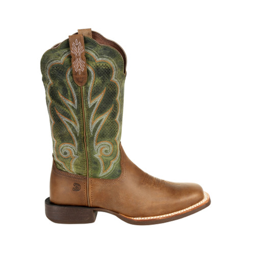 DURANGO® LADY REBEL PRO™ WOMEN'S VENTILATED OLIVE WESTERN BOOTS DRD0378