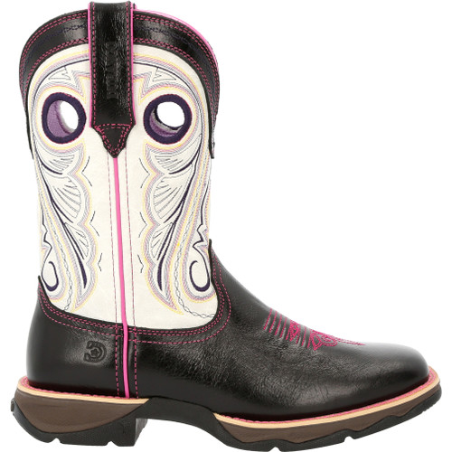 LADY REBEL™ BY DURANGO® WOMEN'S RAVEN BLACK & WHITE WESTERN  BOOTS DRD0426 SALE