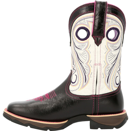 LADY REBEL™ BY DURANGO® WOMEN'S RAVEN BLACK & WHITE WESTERN  BOOTS DRD0426 SALE