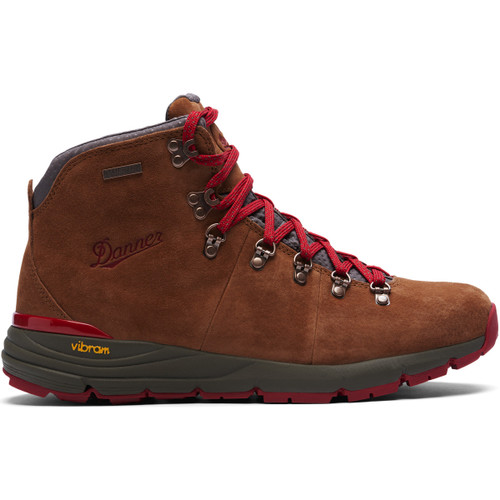 DANNER® MOUNTAIN 600 4.5" BROWN/RED OUTDOOR BOOTS 62241