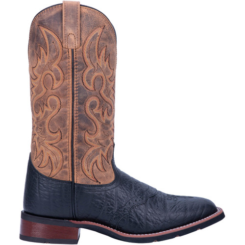 LAREDO TOPEKA 12" WESTERN  BOOTS 7824 / BLACK/TAN