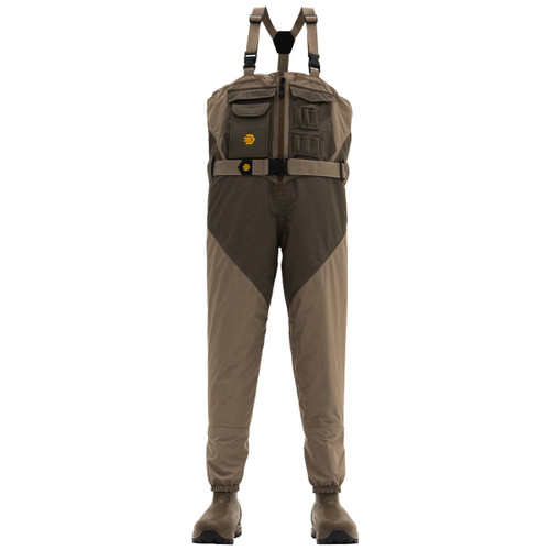 LACROSSE ALPHA AGILITY SELECT WADERS MEN'S  FRONT ZIP BROWN 1600G BOOTS 725366