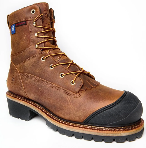 GOODVILLE CATSKILL-SERIES COMPOSITE TOE 600G INSULATED WATERPROOF LOGGER WORK BOOTS LS102WI