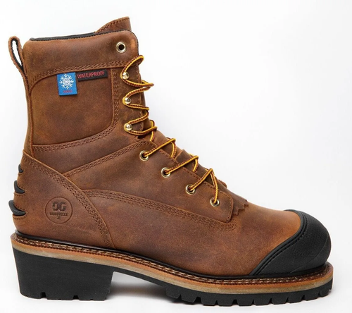 GOODVILLE CATSKILL-SERIES COMPOSITE TOE 600G INSULATED WATERPROOF LOGGER WORK BOOTS LS102WI