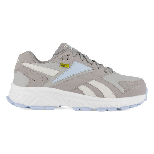 REEBOK HYPERIUM WORK WOMEN'S RETRO TRAIL RUNNING SHOE CUSHGUARD™ INTERNAL MET GUARD GREY/POWDER BLUE BOOTS RB364