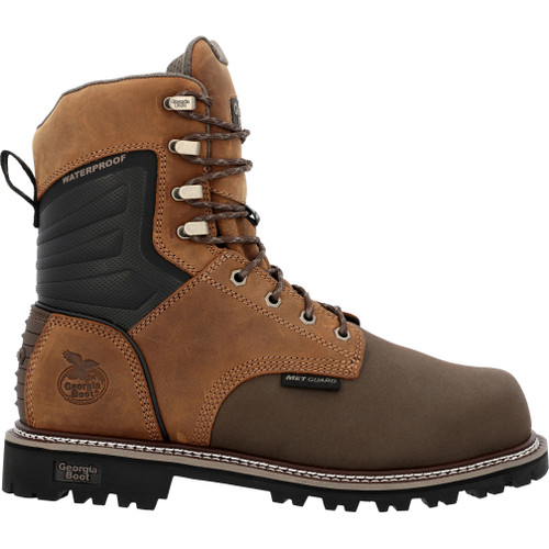 GEORGIA BRUTE COMPOSITE TOE MET GUARD WATERPROOF WORK BOOTS GB00643