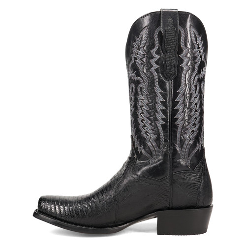 DAN POST RINGOLD LIZARD BLACK MEN'S COWBOY BOOTS DP7038