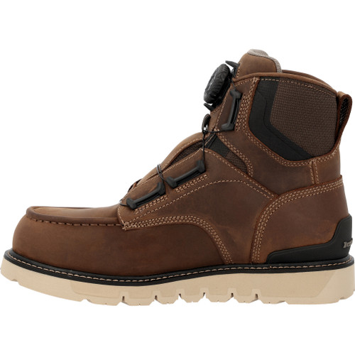 GEORGIA BOOT MEN'S CARBON FLEX WEDGE BOA MOC-TOE CARBON TOE BOOTS GB00729