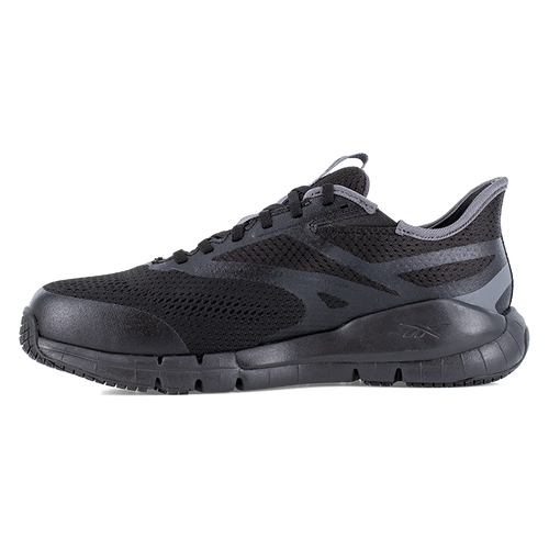 REEBOK FLEX TRAINER WORK MEN'S ATHLETIC SHOE BLACK/GRAY BOOTS RB5121