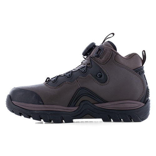 DC NAVIGATOR WORK MEN'S BROWN/BLACK HIGH TOP BOA® FIT SYSTEM BOOTS DC60703