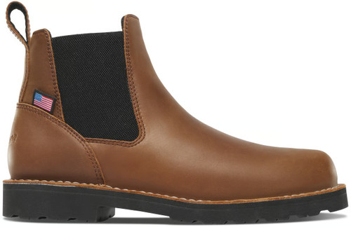 DANNER BULL RUN CHELSEA MEN'S TOBACCO WORK BOOTS 15486