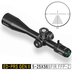 Discovery Optics ED 5-25x56 Scope, FFP, MRAD Reticle Discovery Optics ED 5-25x56 Scope, FFP, MRAD Reticle