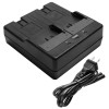 Dual Battery Charger for Topcon Sokkia BT-L2 GRX1 SDL30M SETX SET510 Hiper II