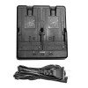 Dual Battery Charger for Topcon Sokkia BT-L2 GRX1 SDL30M SETX SET510 Hiper II