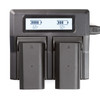 2 Batteries + LCD Dual Rapid Battery Charger for Trimble R7 R8 EiDLi1 5700 5800