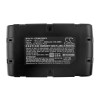 Battery for Milwaukee V28 4932352732 M28 B BX M28B M28BX MC 28 MC28 V 6000mAh