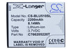 Battery for BLU D550 D550A D551A Studio 5.3 II C766205220T Mobile CS-BLU510SL