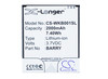 Battery for Wiko Barry Dual SIM BARRY Mobile