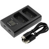 Dual Battery Charger for OLYMPUS OM SYSTEM OM-1 Mirrorless BLX-1 DF-LXM100UH