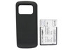 Battery for Nokia BP-4L N97 CS-NKN97XL 3.7V Li-ion Extended With Back Cover