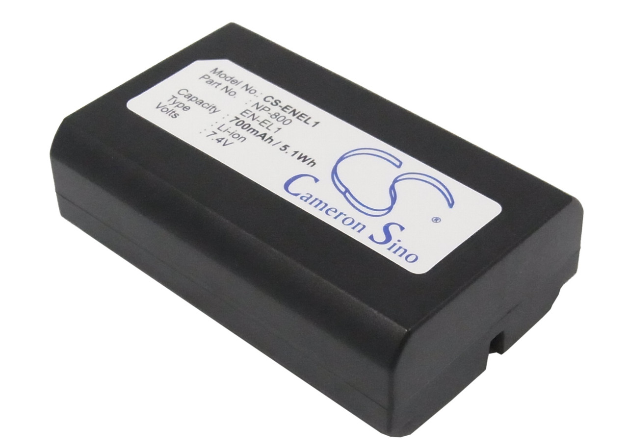 Ersatzakku Für Nikon Coolpix & Konica Minolta – Kompatibel Mit EN-EL1 / NP-800, 7,2V 750mAh Inkl. Putztuch