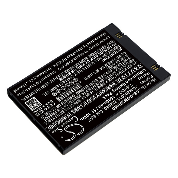 Battery for GE Vscan Scan Pocket Sized GM200011 GM-BAT M2840 CS-GGM200MD 1500mAh