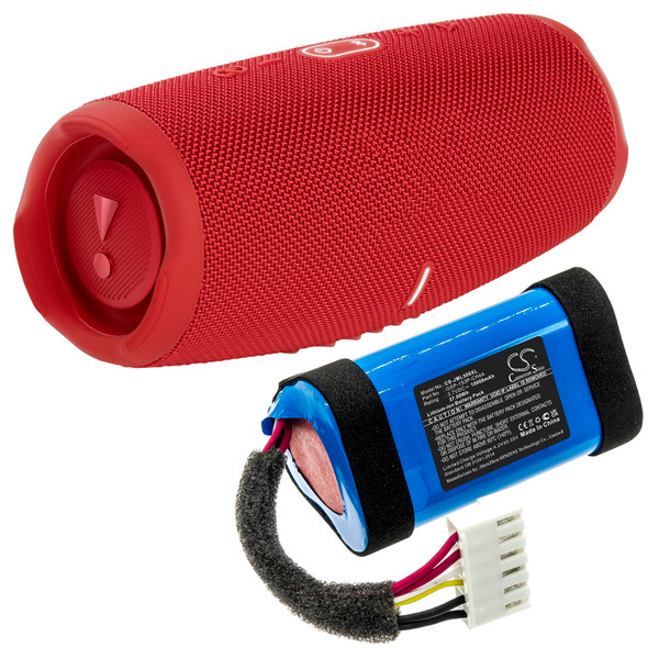 Battery for JBL Charge 5 JBLCHARGE5BLUAM 1AA011NA GSP-1S3P-CH4A Speaker 10000mAh Battery for JBL Charge 5 JBLCHARGE5BLUAM 1AA011NA GSP-1S3P-CH4A Speaker 10000mAh